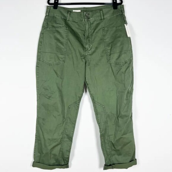 Brand New The Wanderer Mid-Rise Relaxed-Leg Pants by Pilcro - Picture 1 of 5